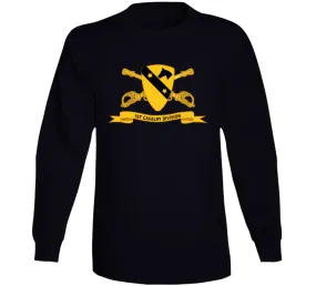 1st Cavalry Division w Br - Ribbon Long Sleeve
