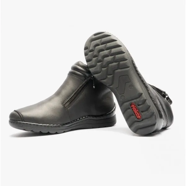 48999-00 Ladies Leather Boots Black