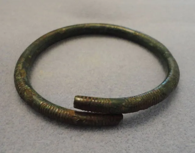 A Celtic Ladies Bronze Decorated Bracelet.