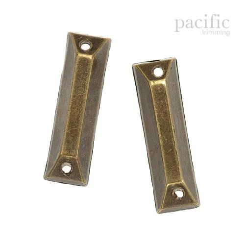 A pack of 10pcs Acrylic Sew on Jewel Baguette (2 Colors)