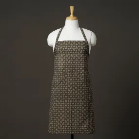Ajrakh Block Printed Cotton Apron with Pocket