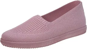 APUM Women's Flat Shoes - Solid Color Comfortable Classic Cute Fashion Skate Shoe Slip-on Breathable Casual flat sandals