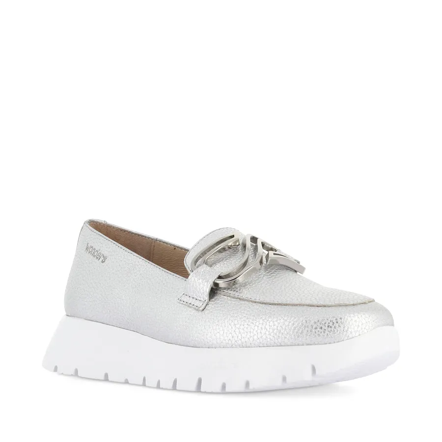 ARIANA A-2462 - SILVER LEATHER