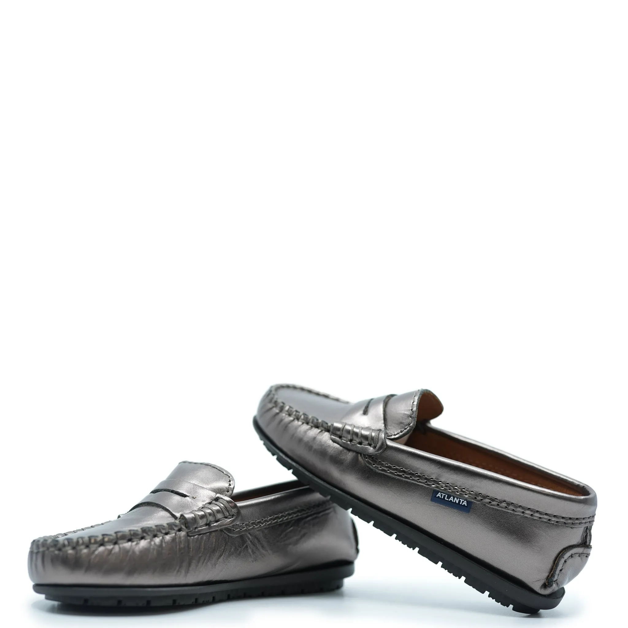 Atlanta Mocassin Pewter Penny Loafer