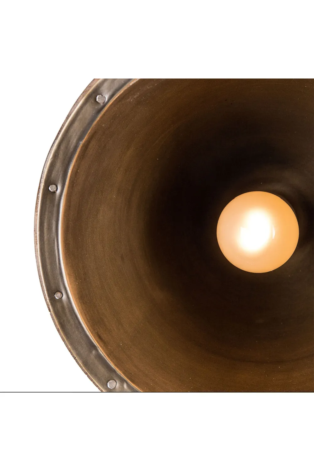 Bell Shaped Walnut Pendant Light S | Andrew Martin Big Sur