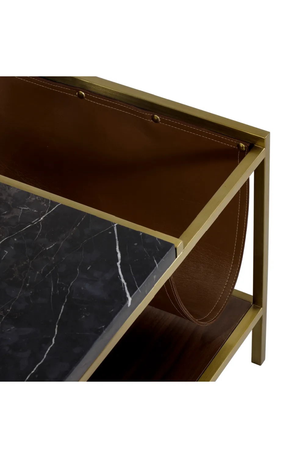 Black Marble Top Coffee Table | Andrew Martin Chester
