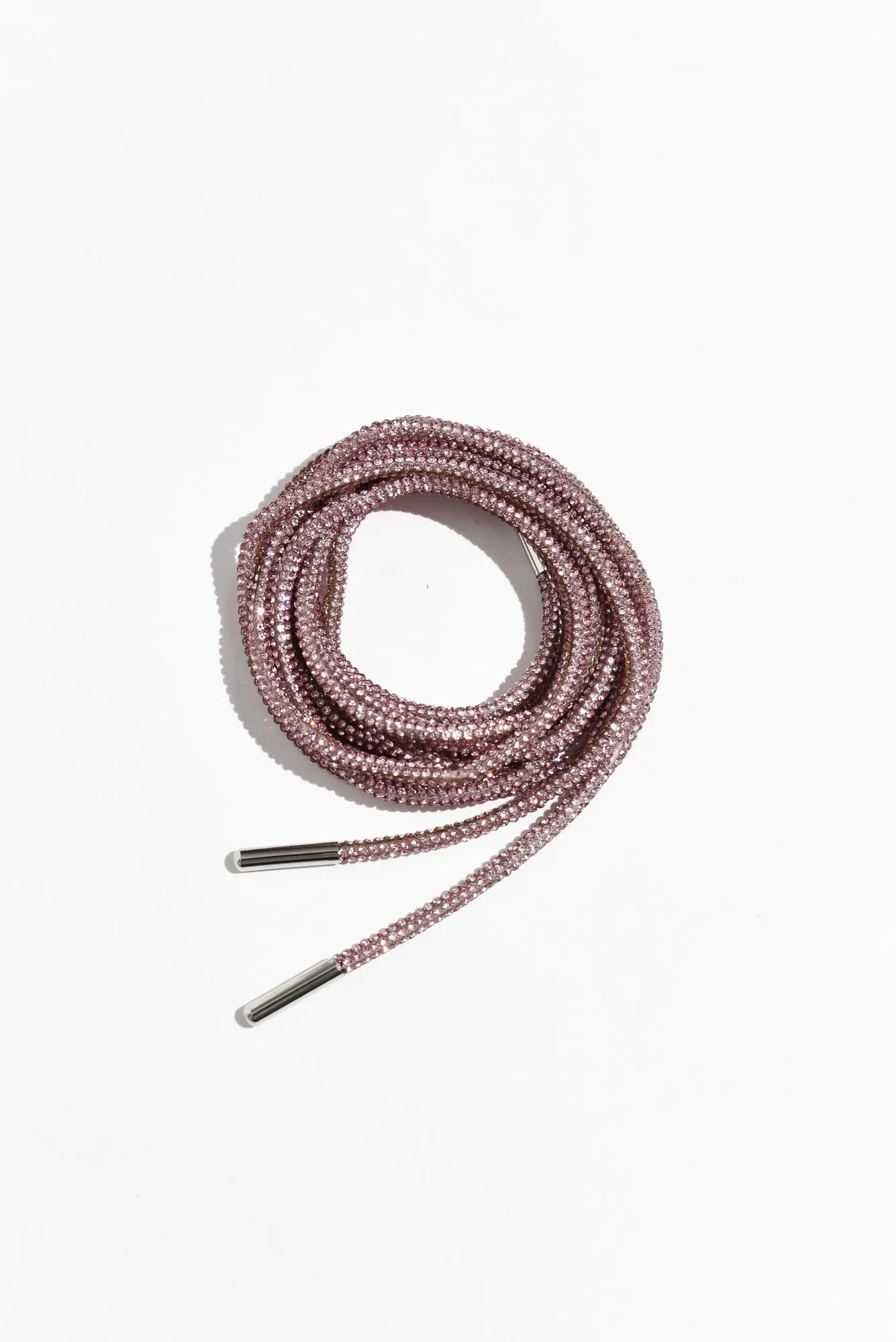 Bling Pink Diamonte Shoe Laces