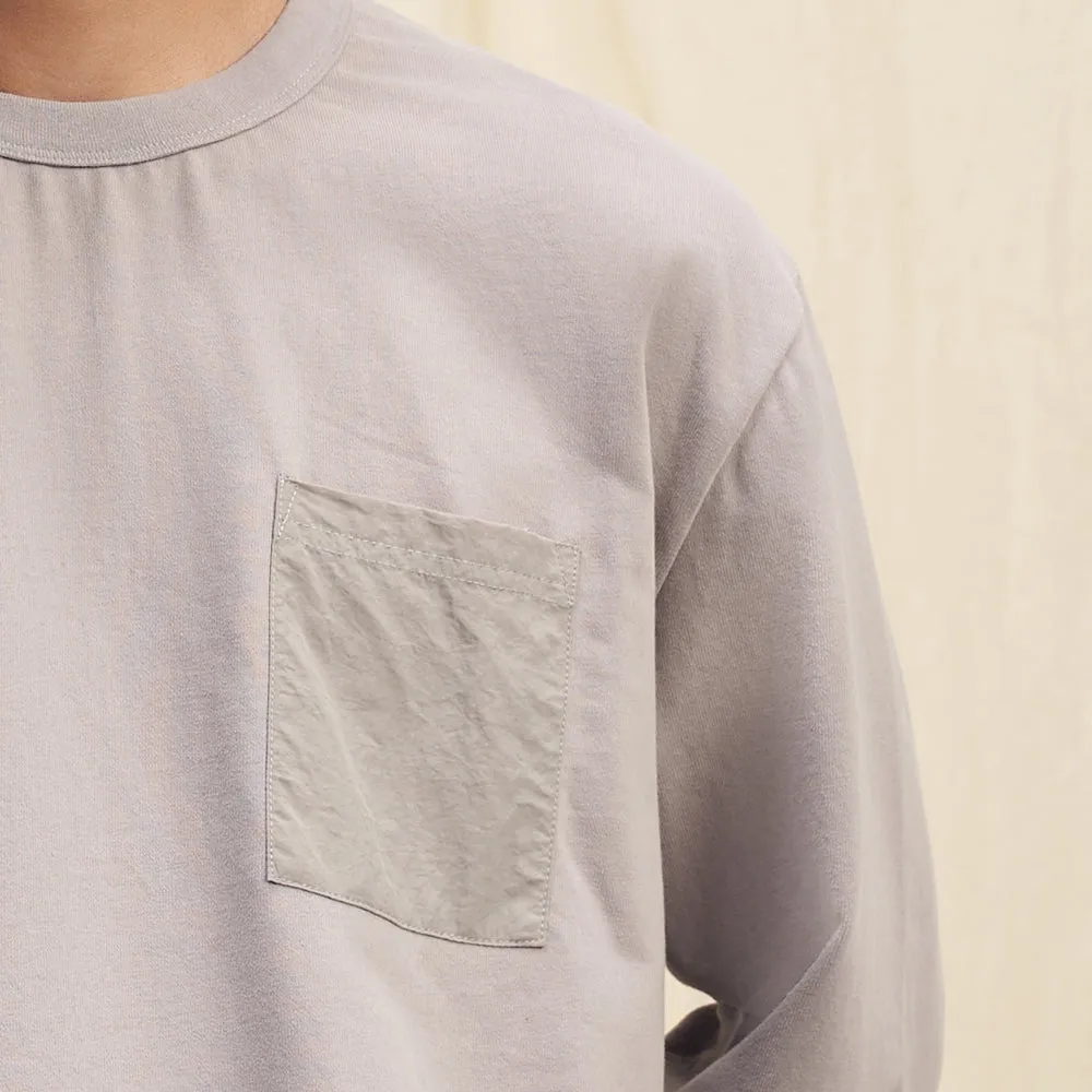 Boysnextdoor Fishtail LS Tshirt Light Grey