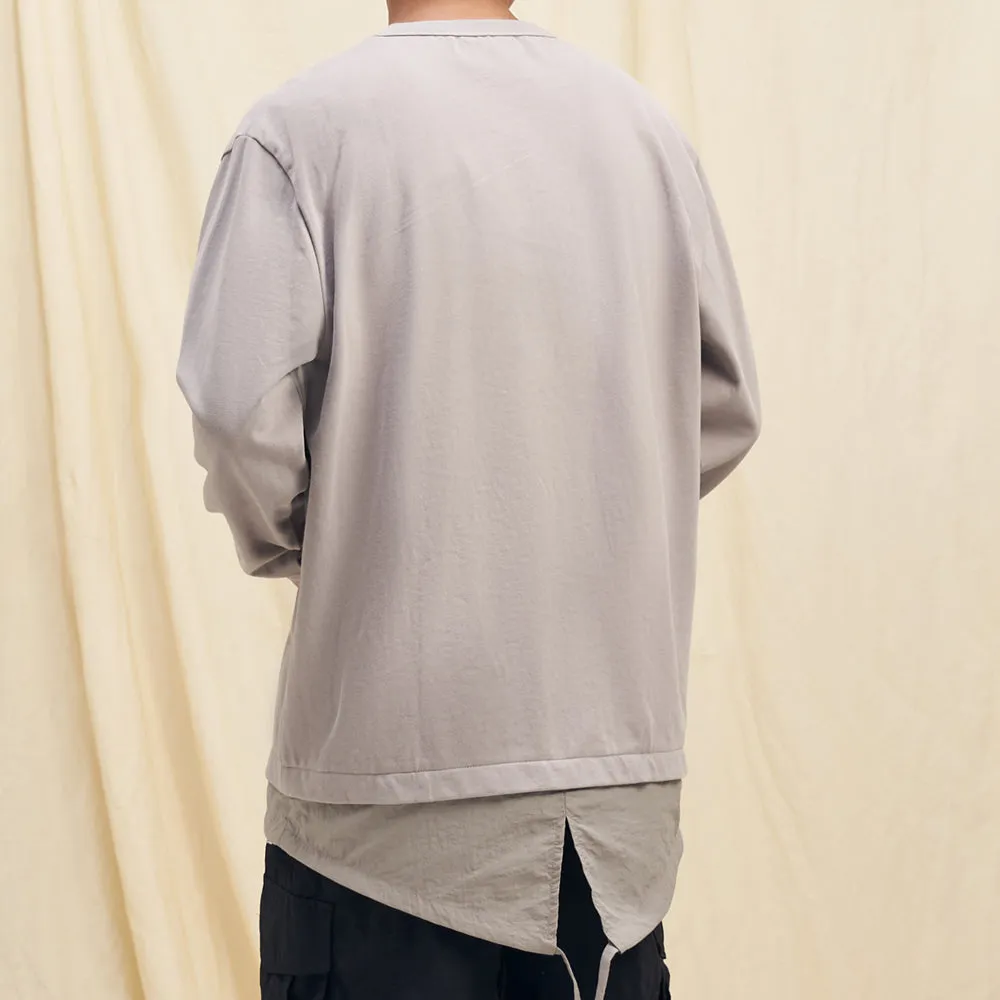 Boysnextdoor Fishtail LS Tshirt Light Grey