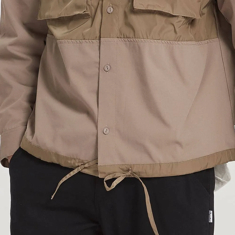 Boysnextdoor Patchwork Shirt Jacket Grey