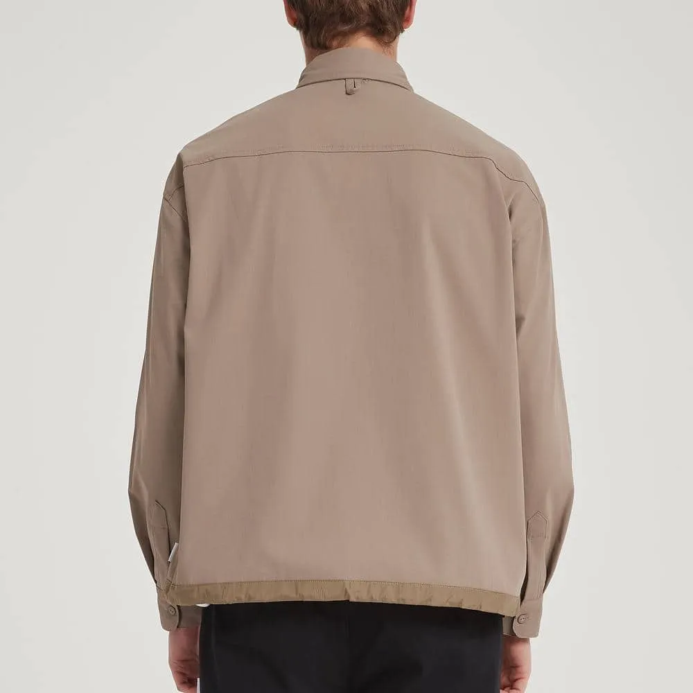 Boysnextdoor Patchwork Shirt Jacket Grey