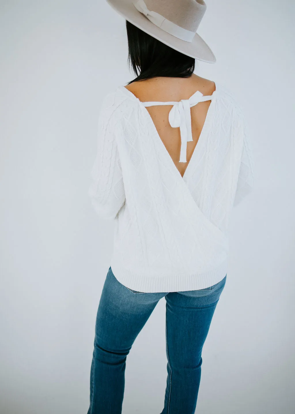 Bring It Back Cable Knit Sweater