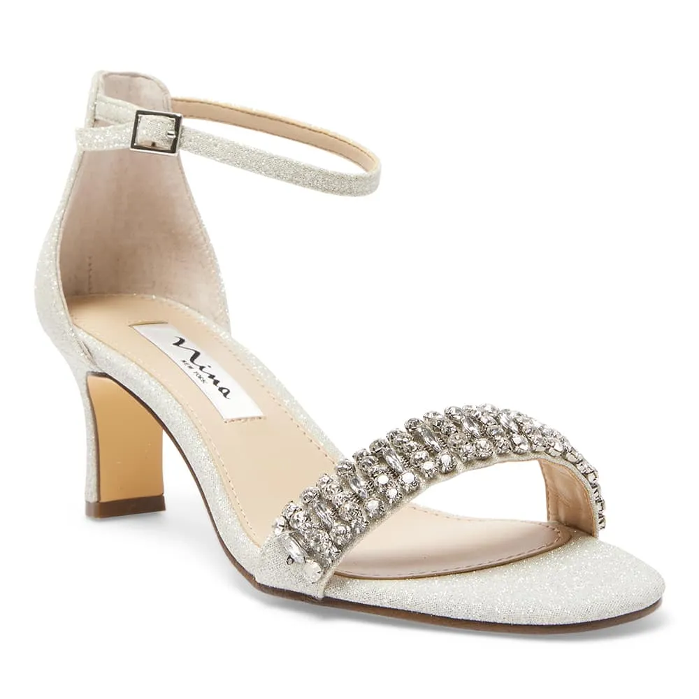 Britany Heel in Silver Fantasy