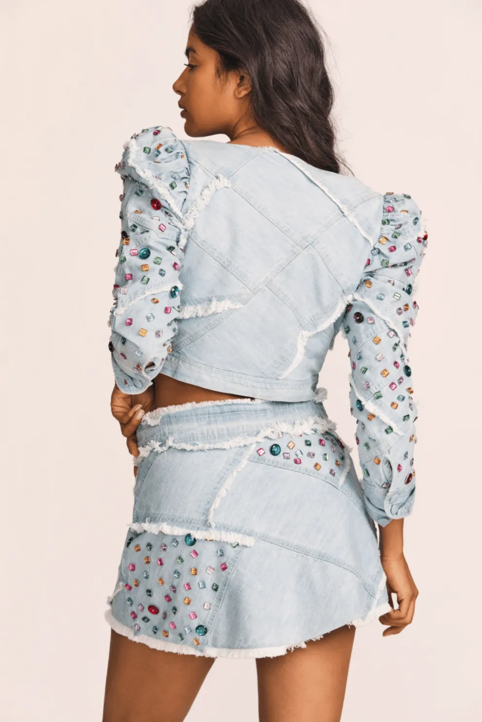 Cayde Mini Denim Skirt