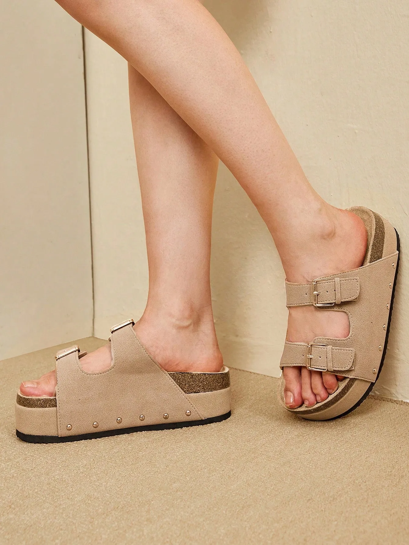 CUCCOO EASI Woman Shoes Fashionable Thick-Soled Slippers For Versatile Use For Spring And Summer Vacation Shoes Summer Sale