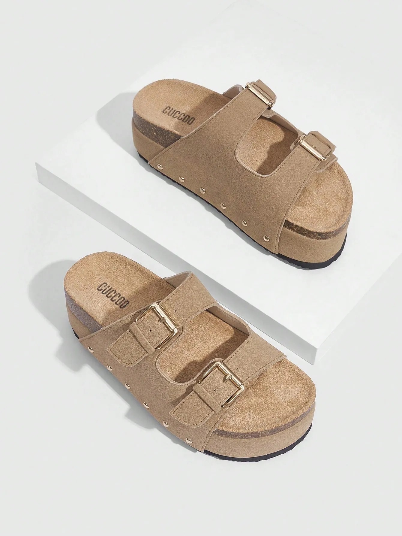 CUCCOO EASI Woman Shoes Fashionable Thick-Soled Slippers For Versatile Use For Spring And Summer Vacation Shoes Summer Sale