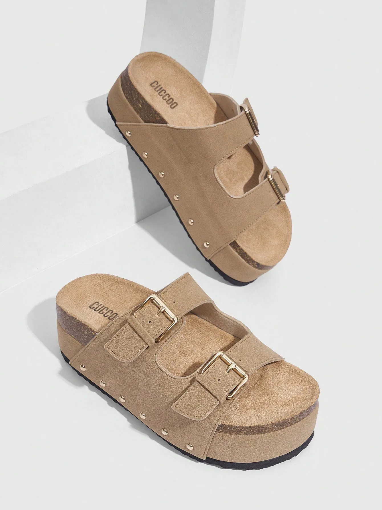 CUCCOO EASI Woman Shoes Fashionable Thick-Soled Slippers For Versatile Use For Spring And Summer Vacation Shoes Summer Sale