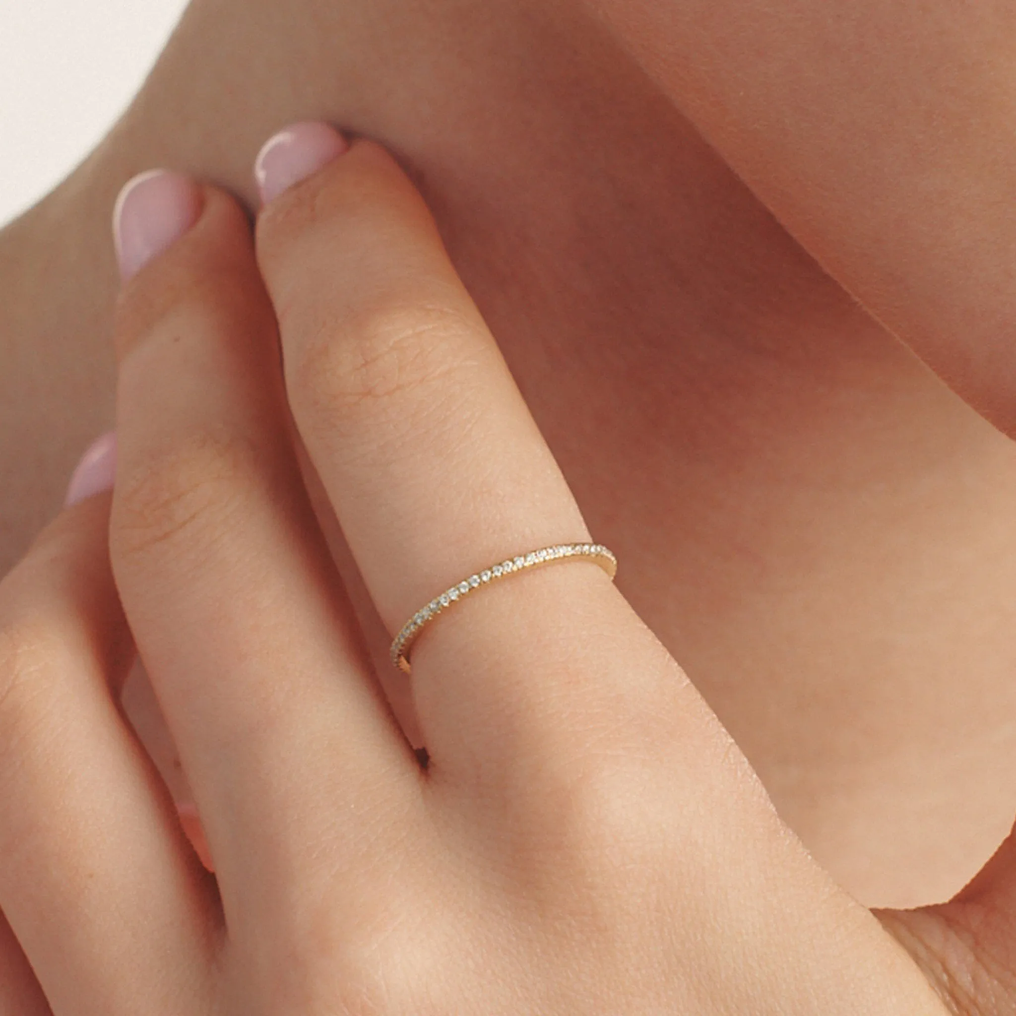 Diamond Eternity Ring - 14K Yellow Gold