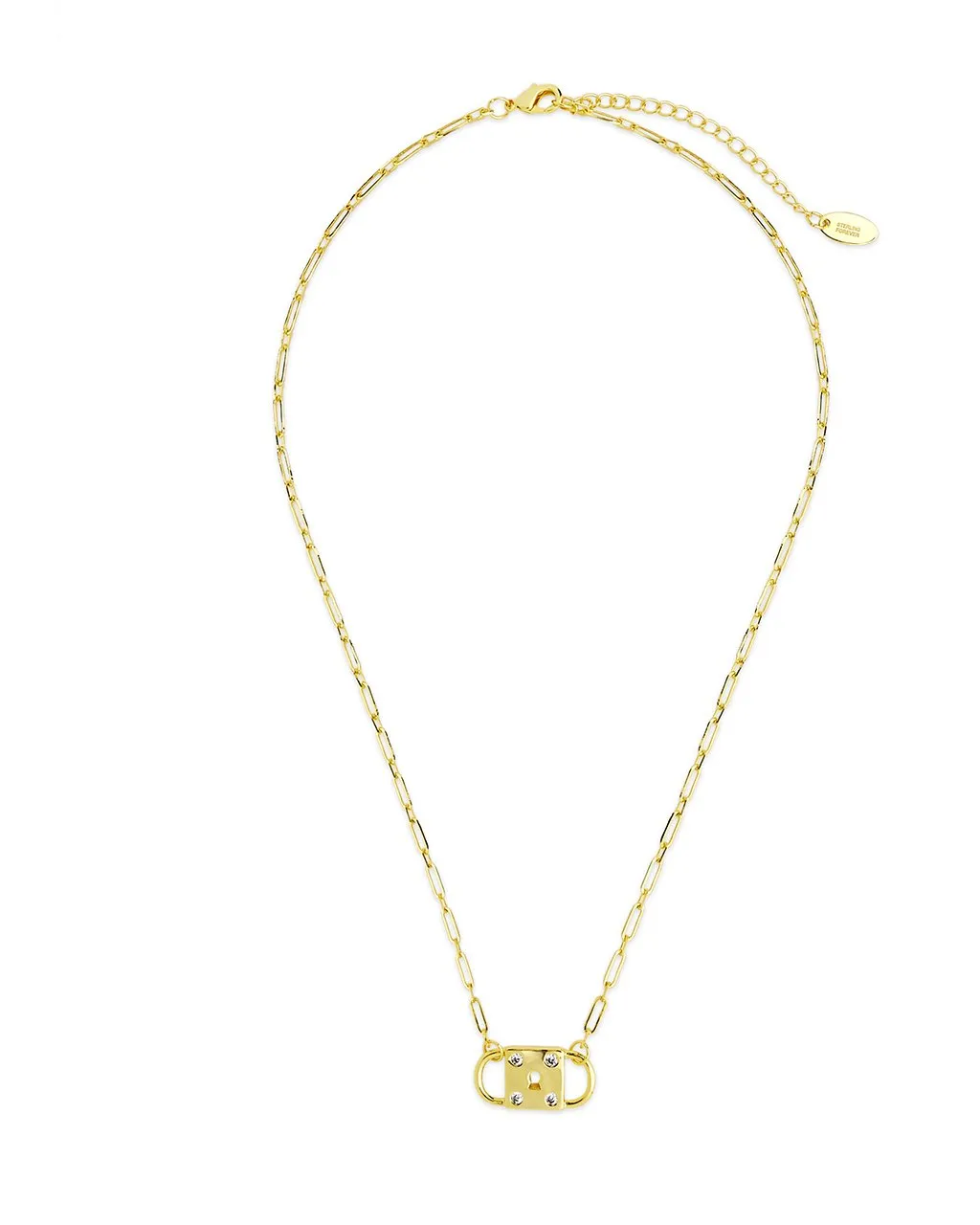 Double Padlock Pendant