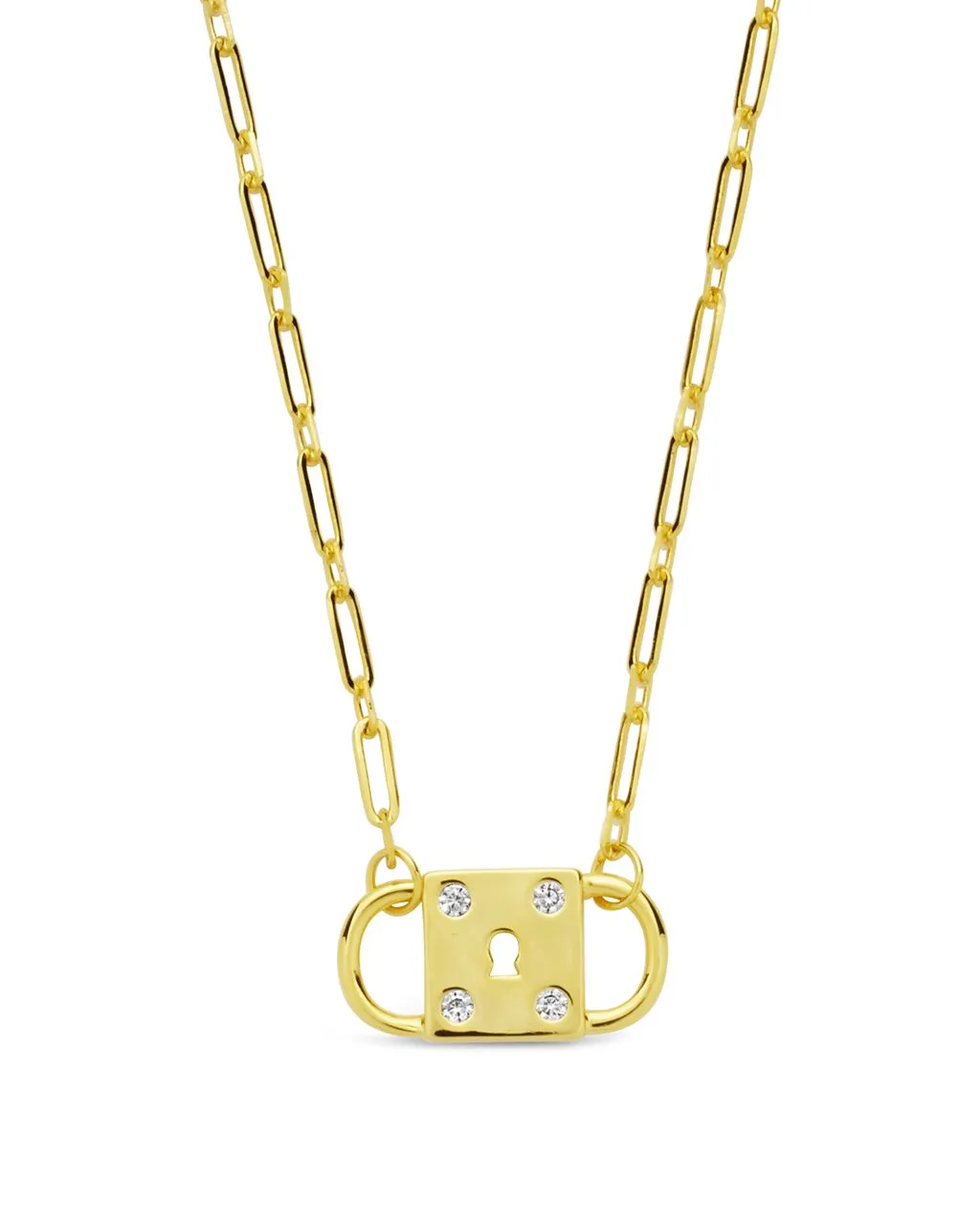 Double Padlock Pendant