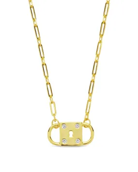 Double Padlock Pendant