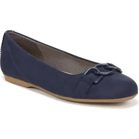 Dr. Scholl's Shoes Womens Wexley Adorn Chain Slip On Ballet Flats