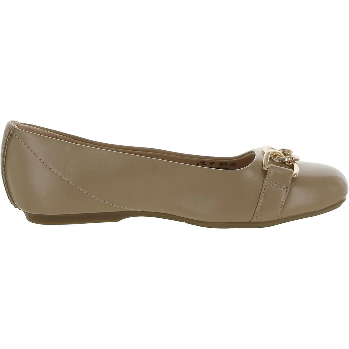Dr. Scholl's Shoes Womens Wexley Adorn Chain Slip On Ballet Flats