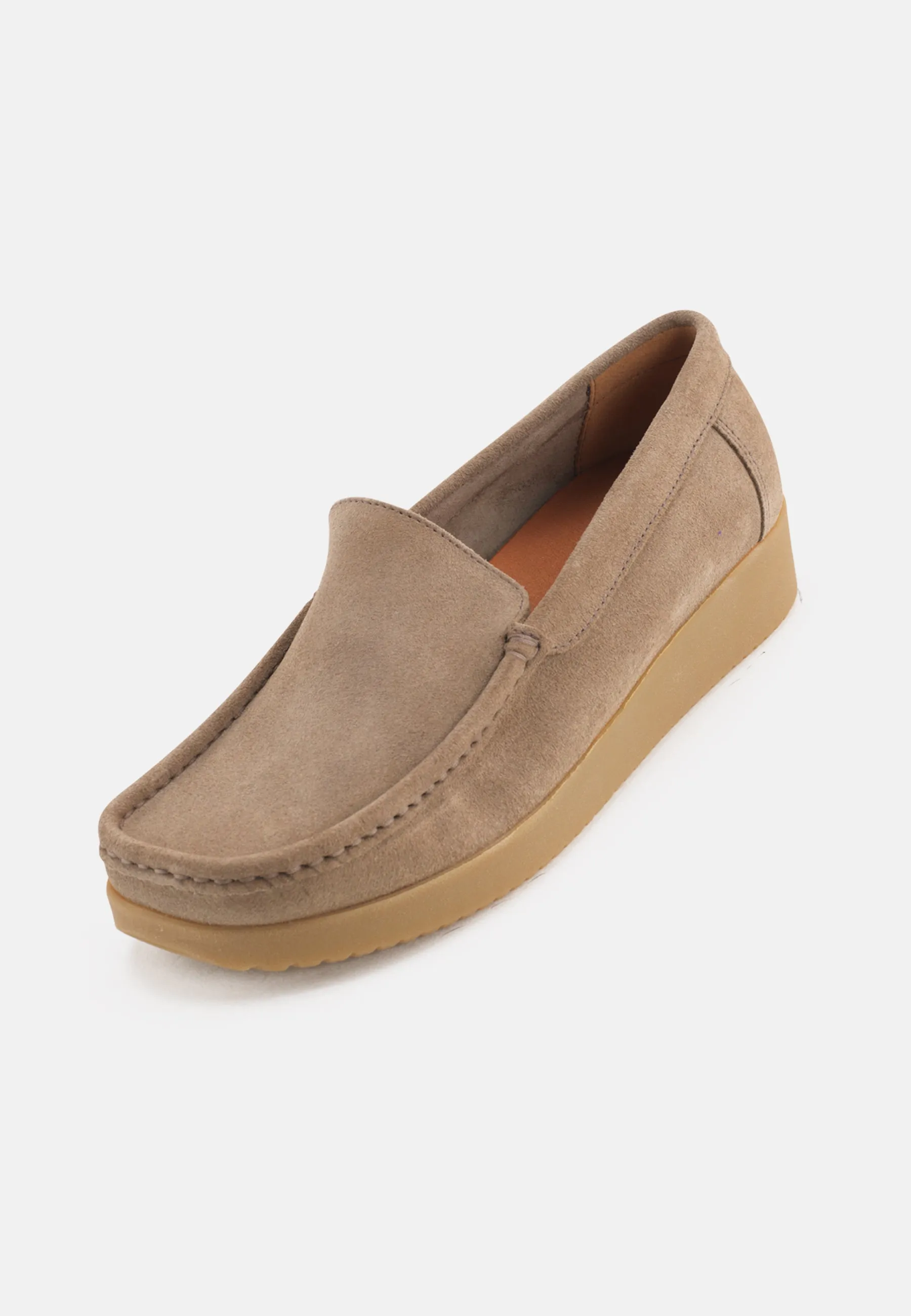 Elin Loafer Suede - Moonrock