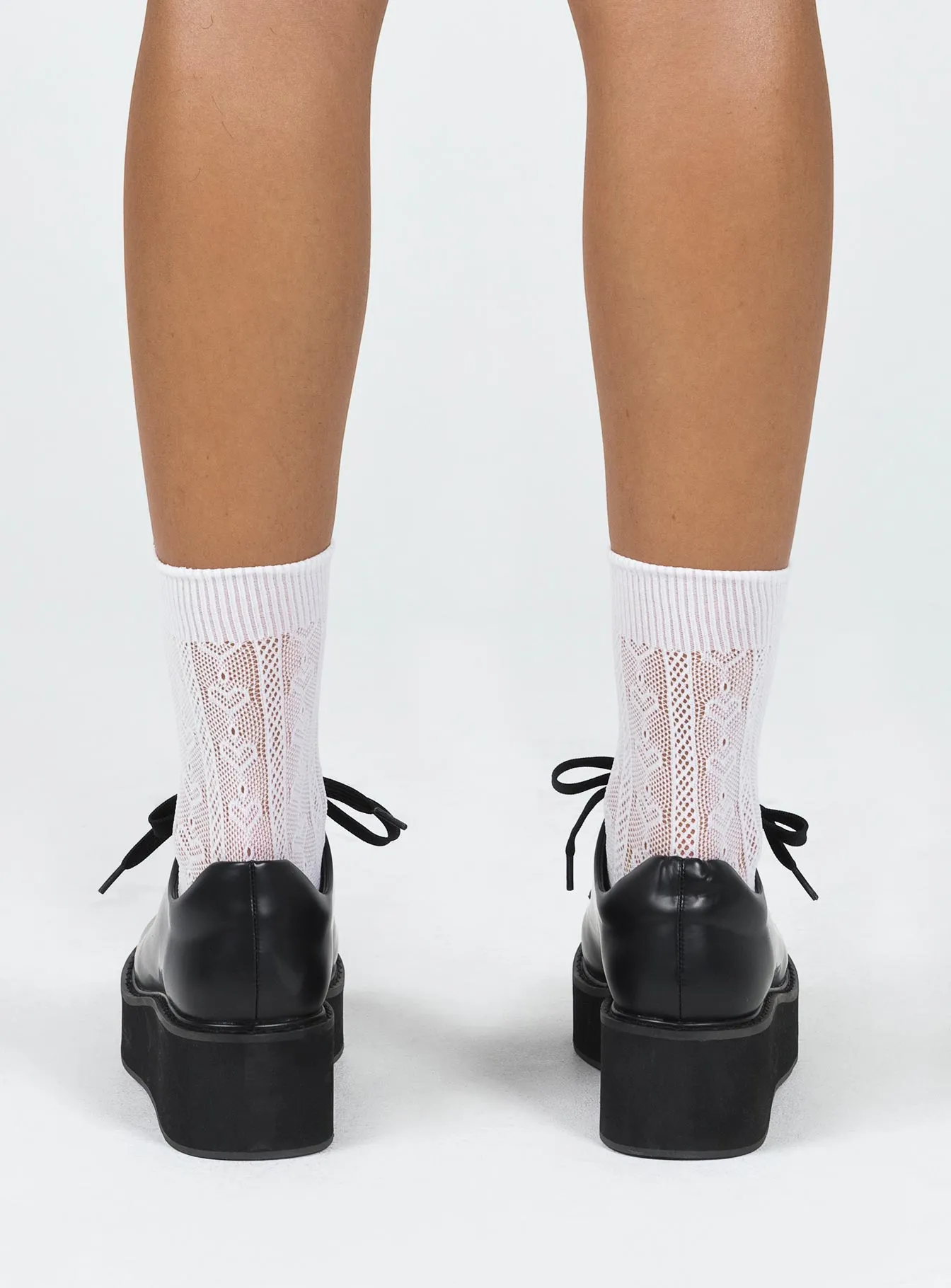 Emersen Platform Flats Black