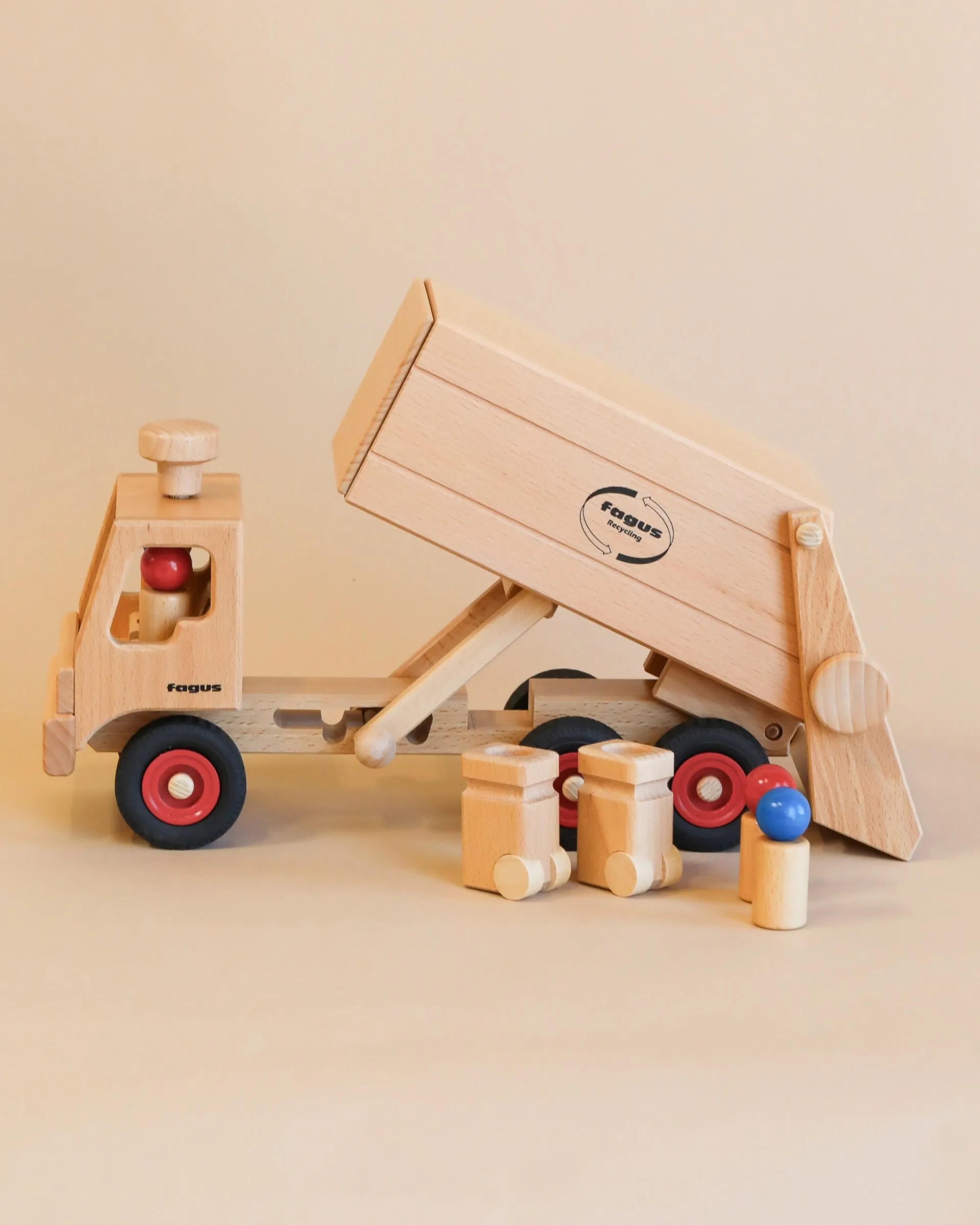 Fagus Wooden Garbage Truck