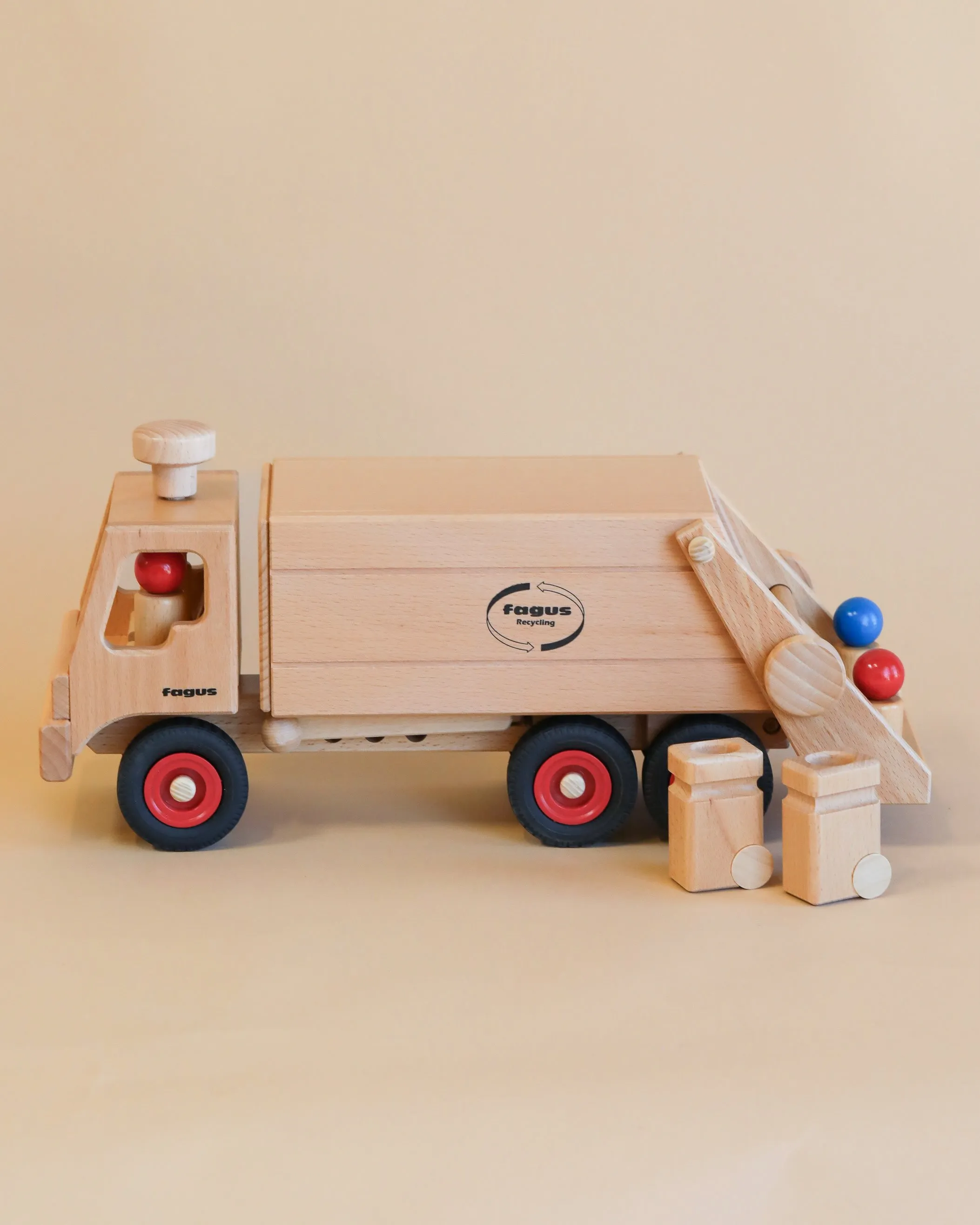 Fagus Wooden Garbage Truck