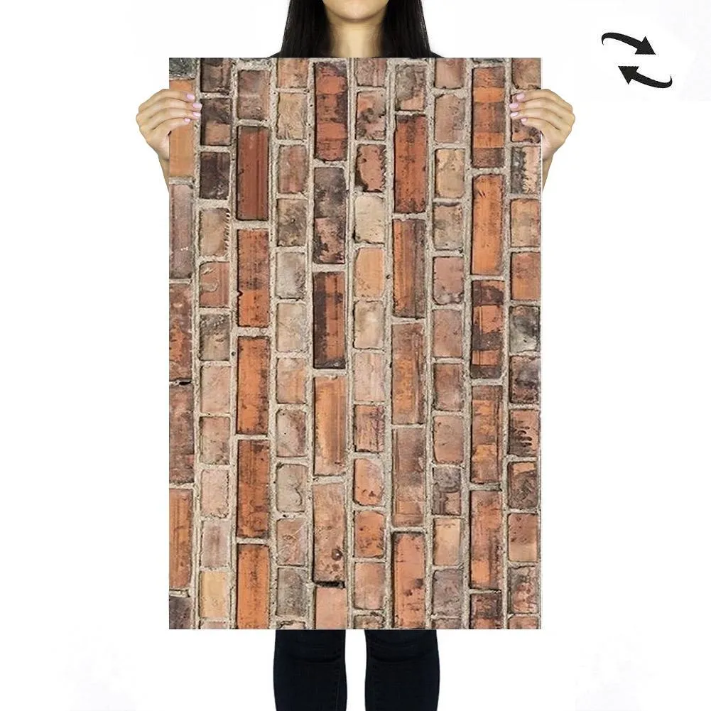 Flat Lay Instagram Backdrop - 'Palm Beach' White Wash Wooden (56cm x 87cm)