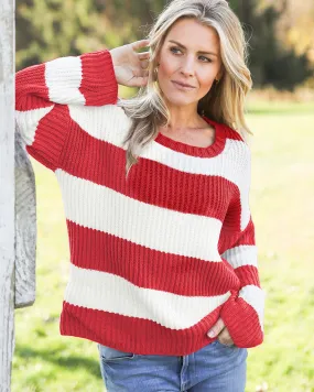 FOSTER STRIPED CREW COTTON
