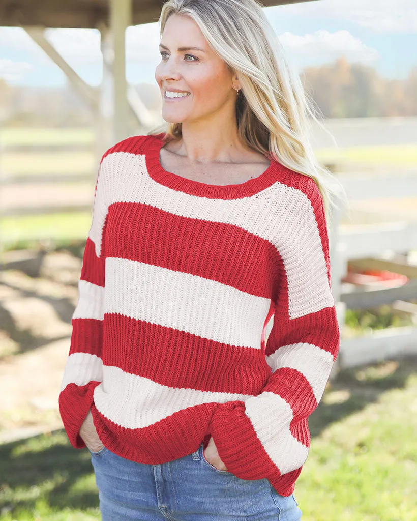FOSTER STRIPED CREW COTTON