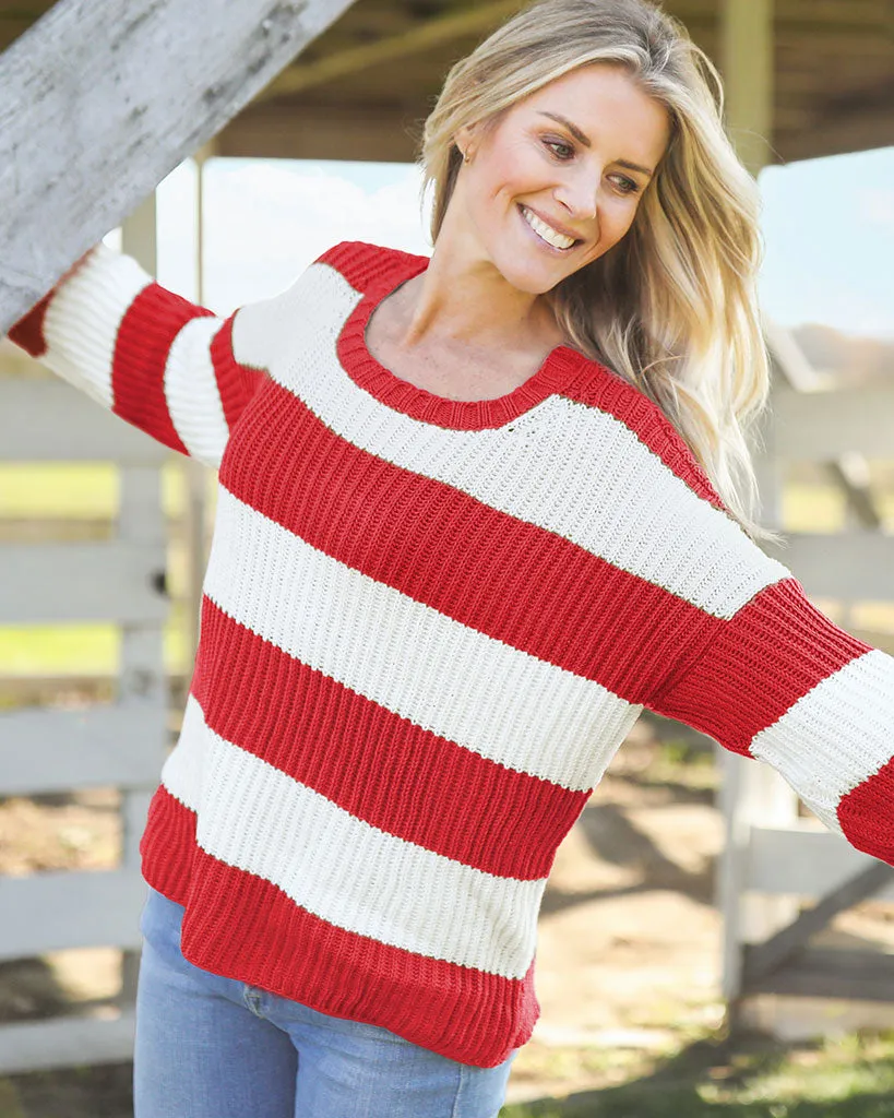 FOSTER STRIPED CREW COTTON
