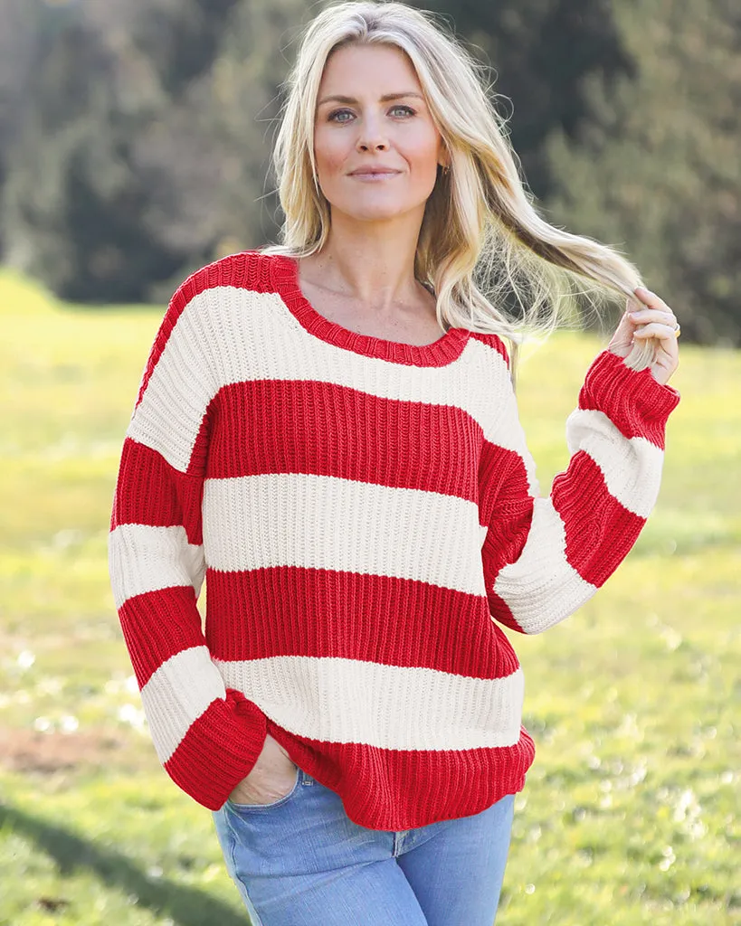 FOSTER STRIPED CREW COTTON