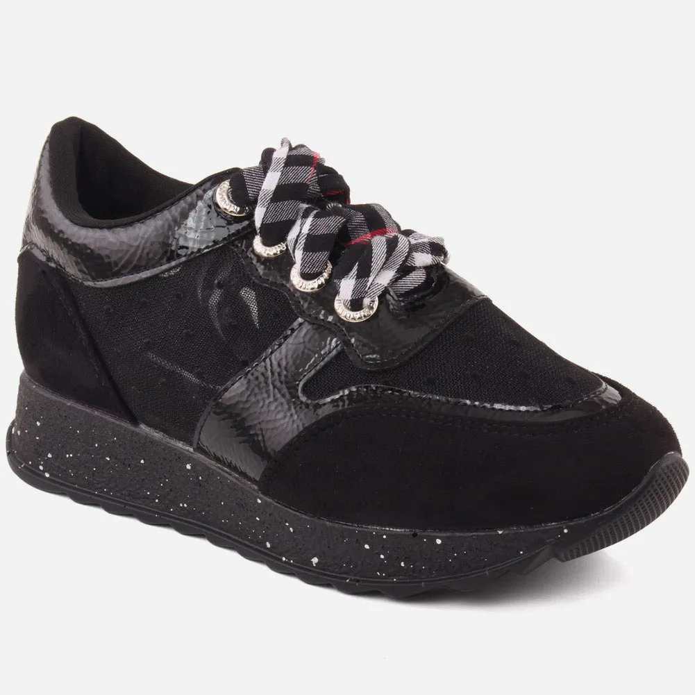 Girls "MILA" Sparkle Lace Up Trainers