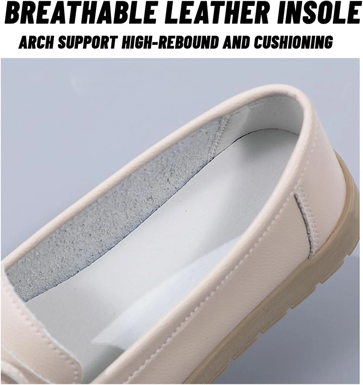 HESBITEUL Women's Casual Penny Loafers Driving Moccasins Comfort Slip on Flat Boat Shoes Walking Shoes with Bowknot