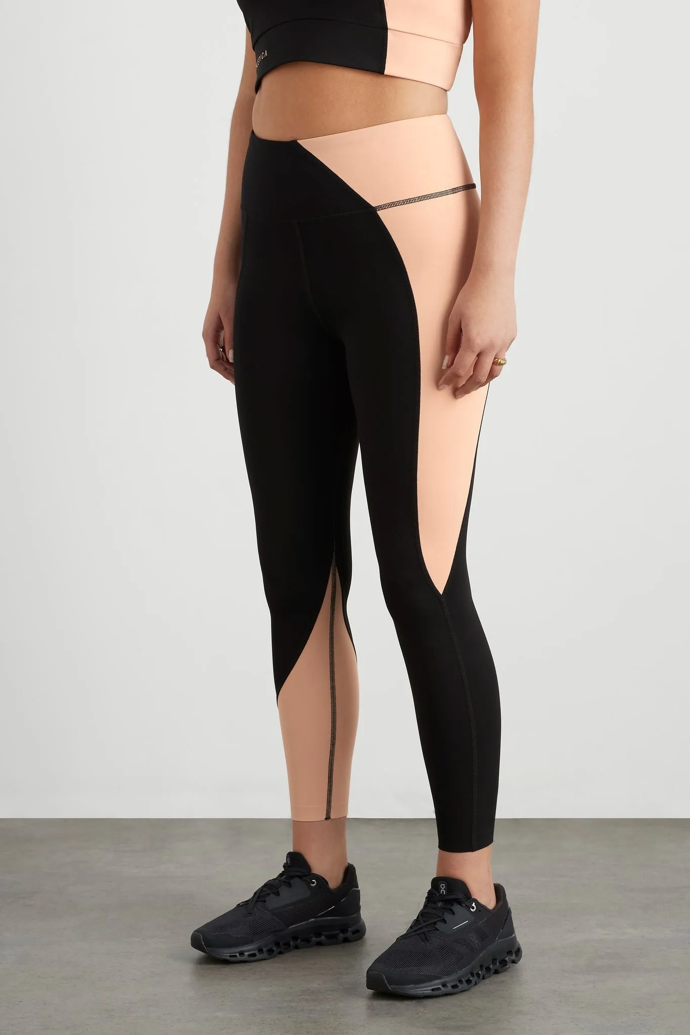 High Rise Colour Block 7/8 Legging 226