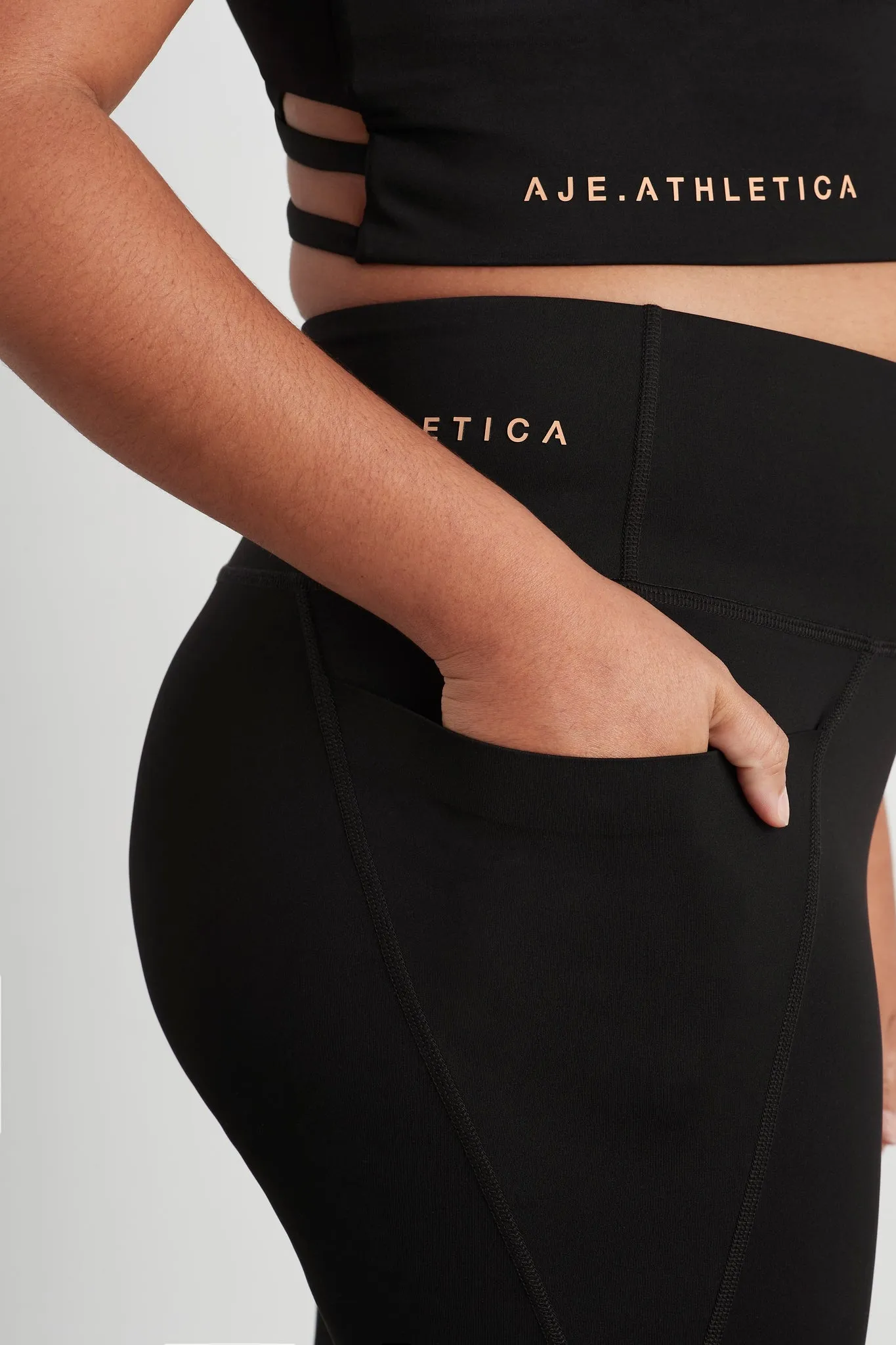 High Rise Colour Block 7/8 Legging 226
