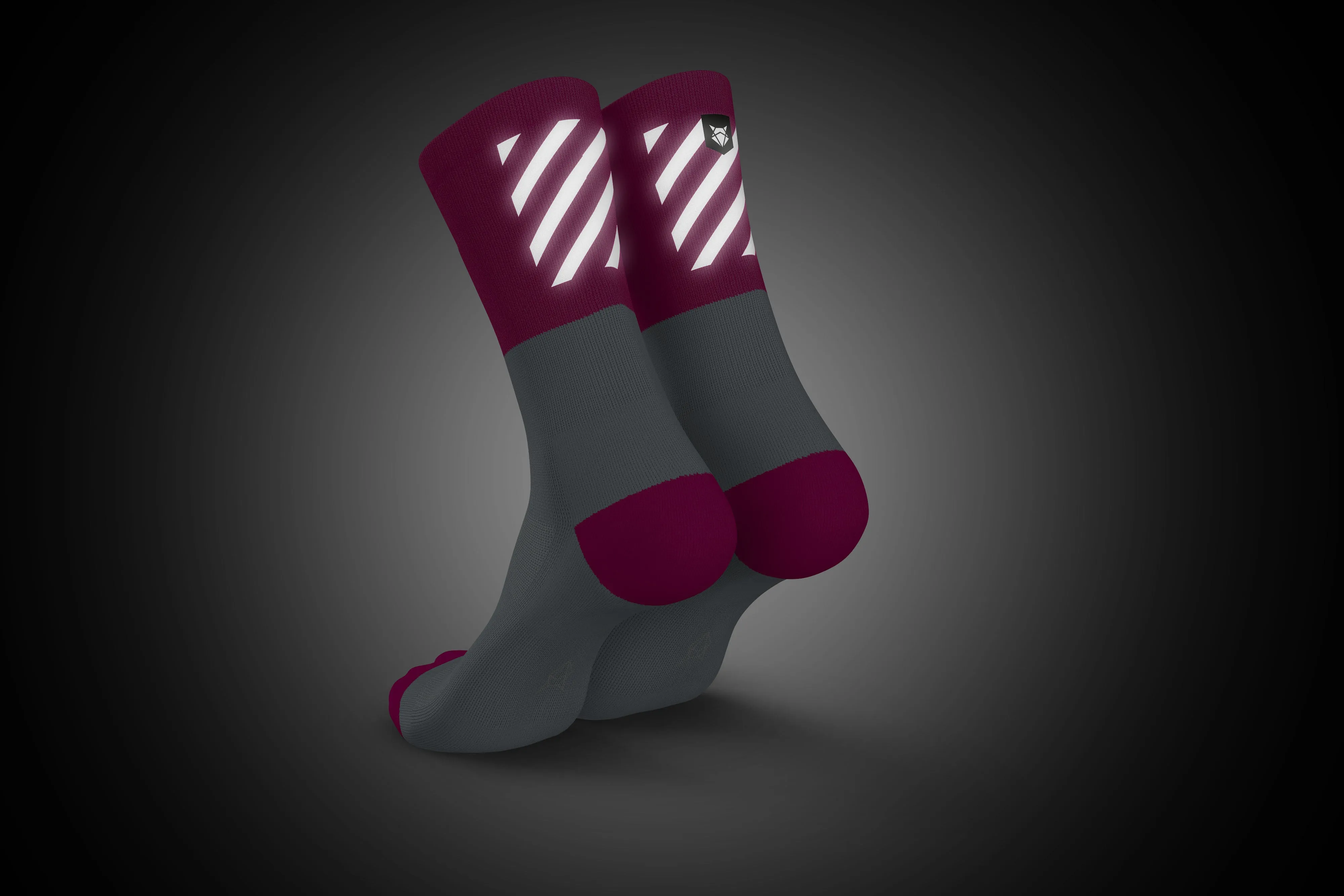 INCYLENCE High Visibility V2 Pink - Premium Performance Running Socks
