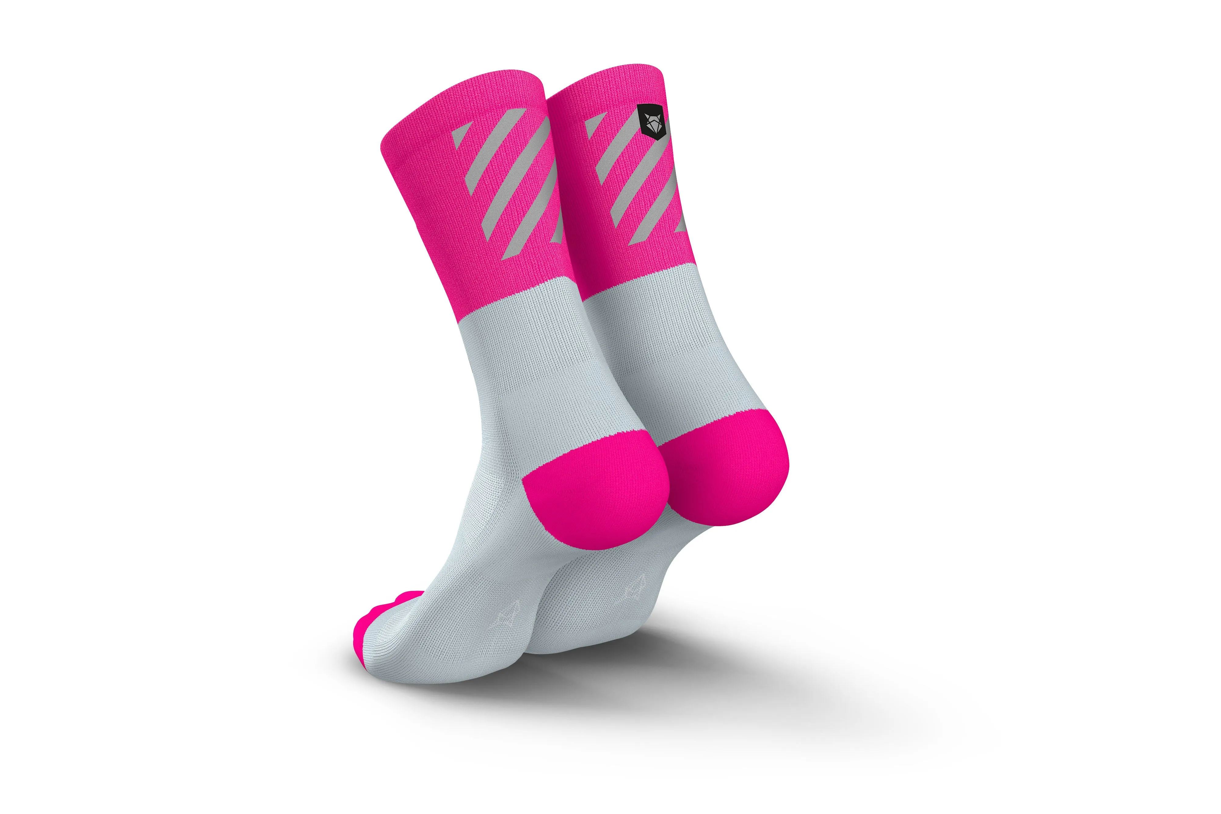 INCYLENCE High Visibility V2 Pink - Premium Performance Running Socks