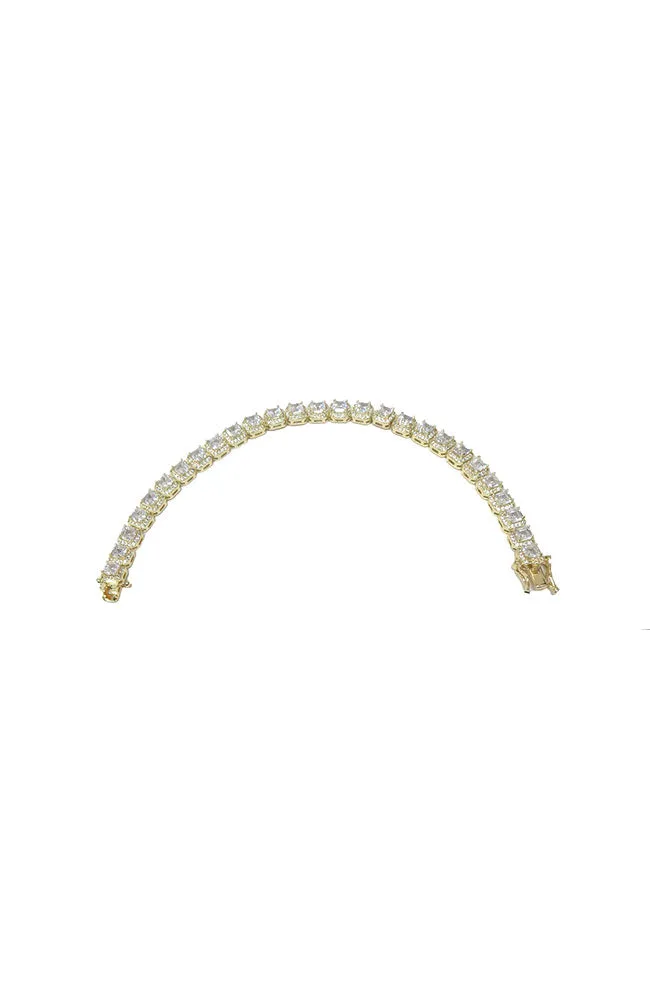 Large Stone Tennis Bracelet Clear CZ