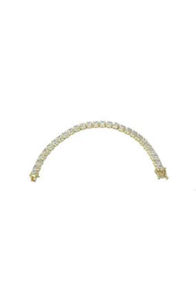 Large Stone Tennis Bracelet Clear CZ
