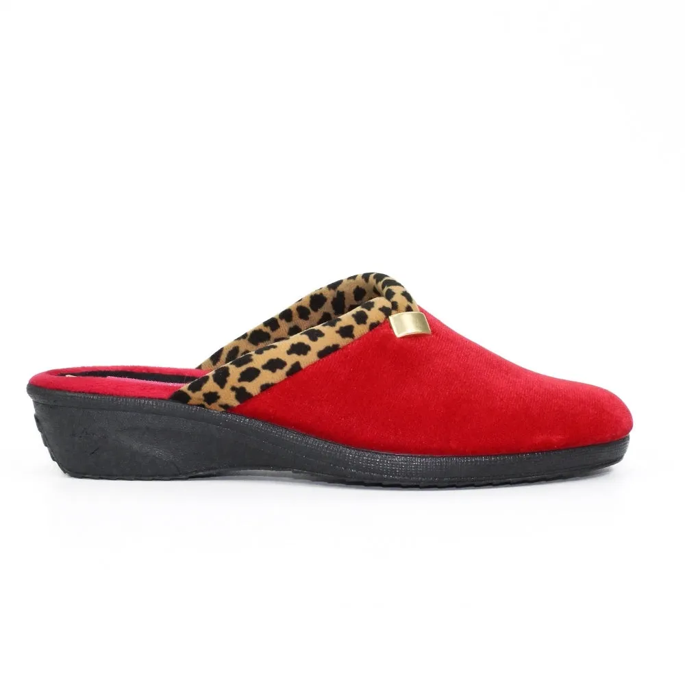 Leopard Michelle Mule