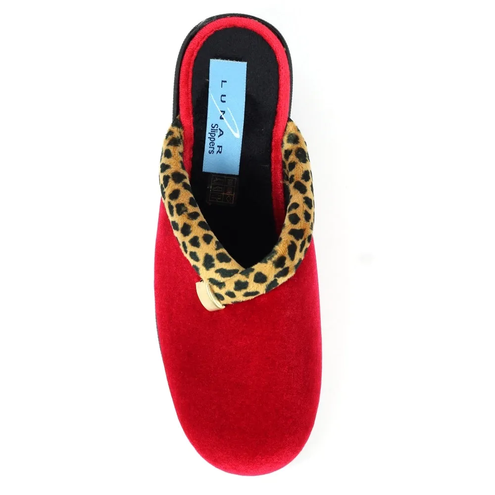 Leopard Michelle Mule