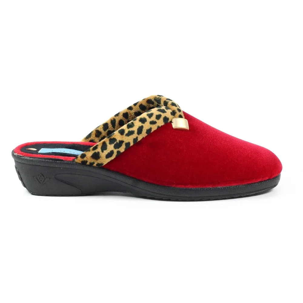 Leopard Michelle Mule