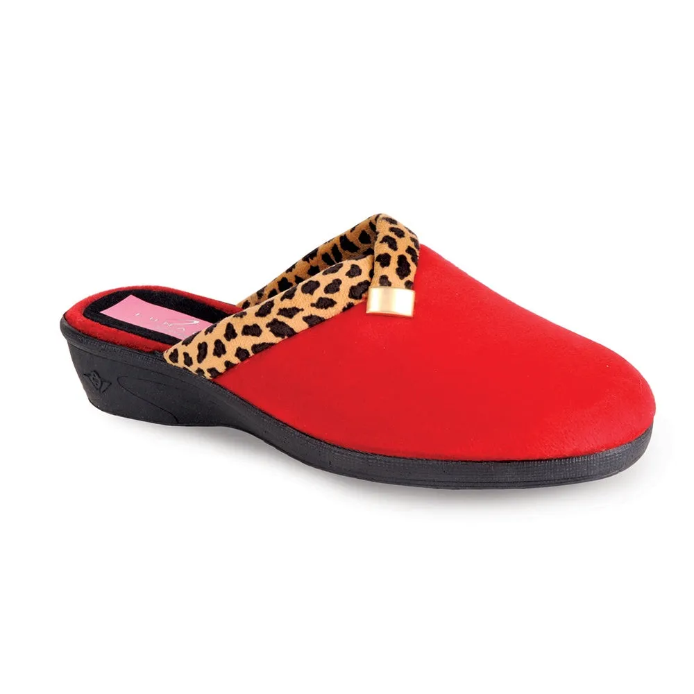 Leopard Michelle Mule