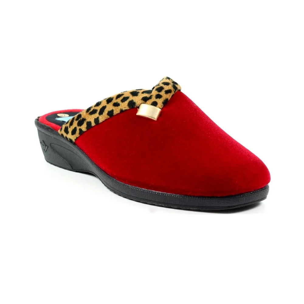 Leopard Michelle Mule