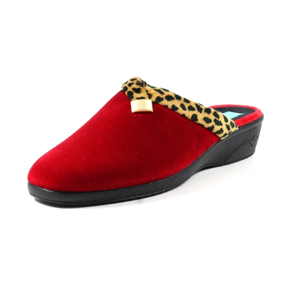 Leopard Michelle Mule